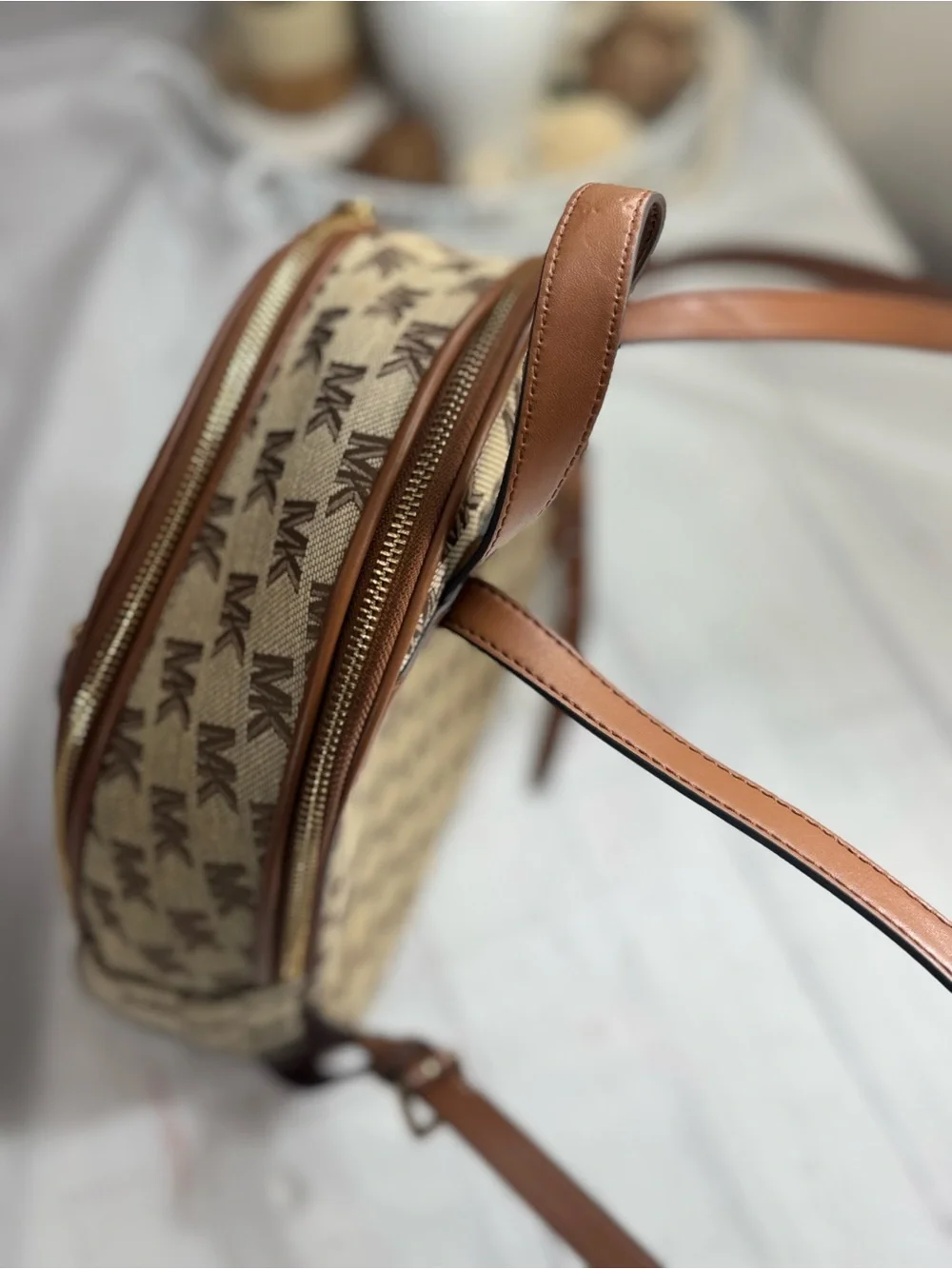 Michael Kors brown interior
